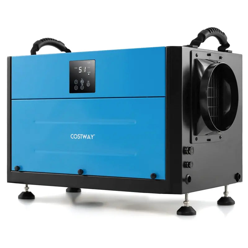 124-Pint Crawl Space Dehumidifier ¨C Designed for 1.300 Sq. Ft Areas with 9.8-Foot Drain Hose & Remote Panel