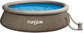 12ft Round Above-Ground Inflatable Pool ¨C Easy-Setup Top-Ring Design. Includes Filter Pump &amp; 36in Wall Height