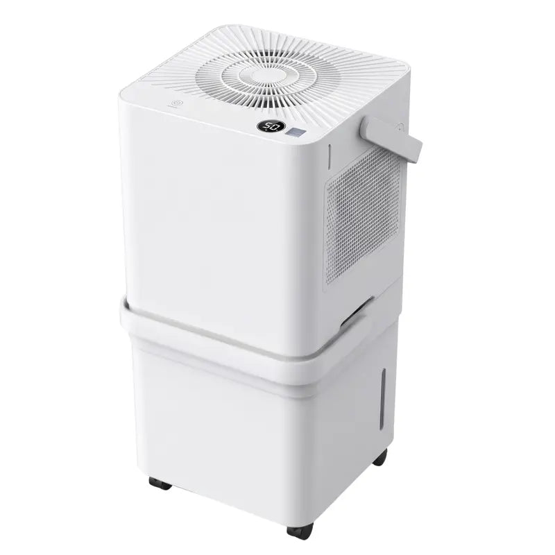12L WiFi-Enabled Dehumidifier ¨C Continuous Drain. App Control. Large-Home Ready