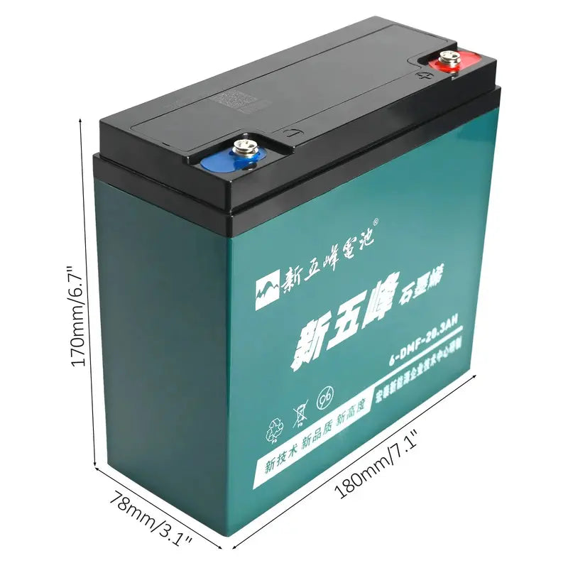 12V 20Ah Sealed Lead-Acid Battery (6-DZM-20 / 6-DMF-20) for Scooters. E-Bikes. Golf Carts &amp; Mobility Devices