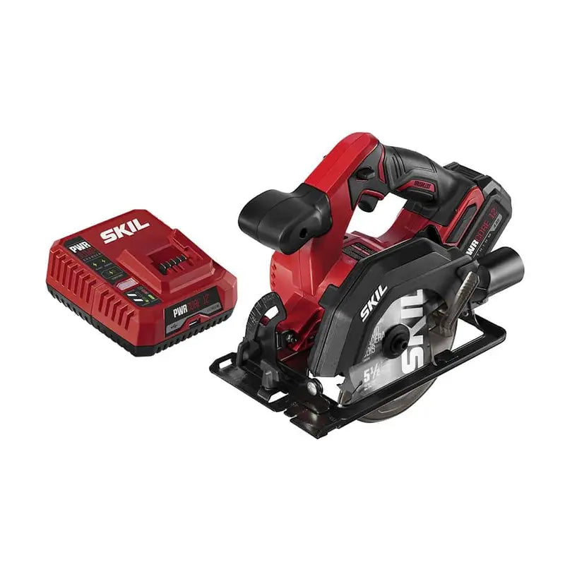12V Brushless Cordless 5.5-Inch Circular Saw with Battery and Charger