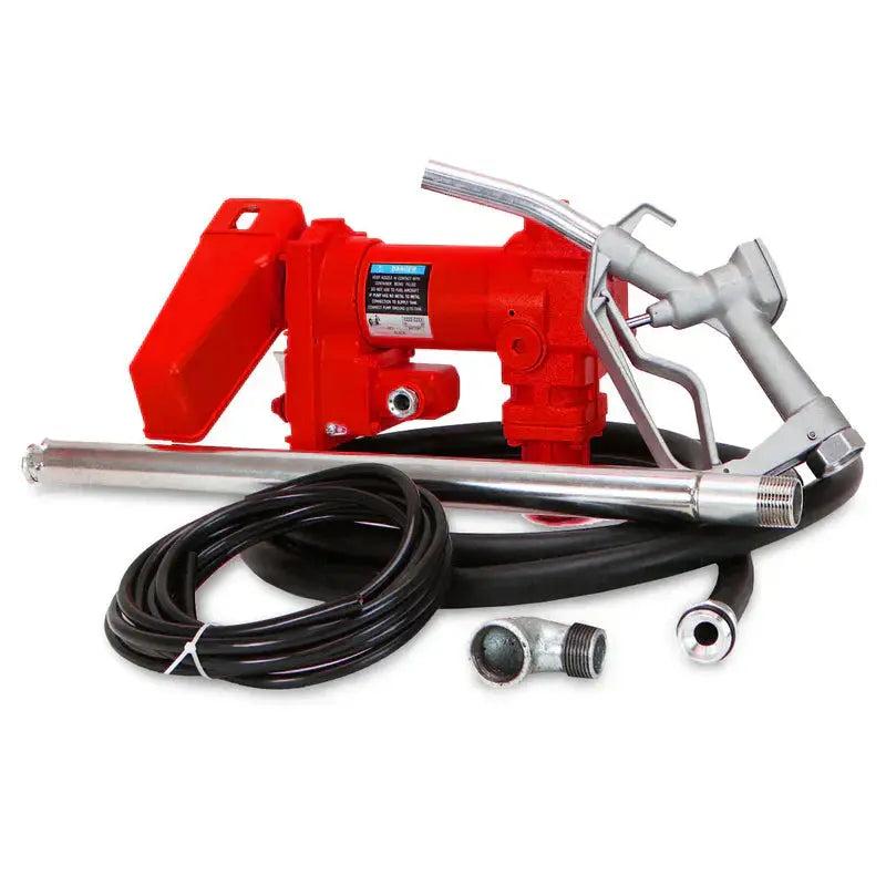 12V Electric Fuel Transfer Pump | Portable Diesel. Gasoline &amp; Kerosene Transfer System for On-Site Use