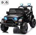 12V Kids Electric Ride-On Truck ¡ª Remote-Controlled. Twin 35W Motors. 3.5 MPH Max Speed. Bluetooth Speaker. LED Lights. Safety Belt