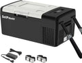 12V Portable Refrigerator ¨C 21-Quart Electric Car Freezer with 50-Hour Runtime