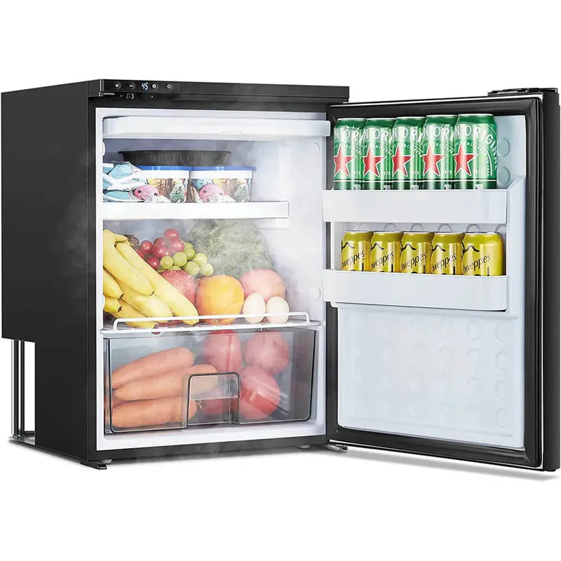 12V RV Refrigerator Freezer ¨C 2.3 cu ft / 65L Compact Dual-Zone Portable Fridge