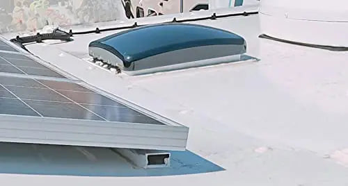 12V RV Roof Fan Vent 14  3 Speed Reversible Manual Lift Trailer Camper Van Lid