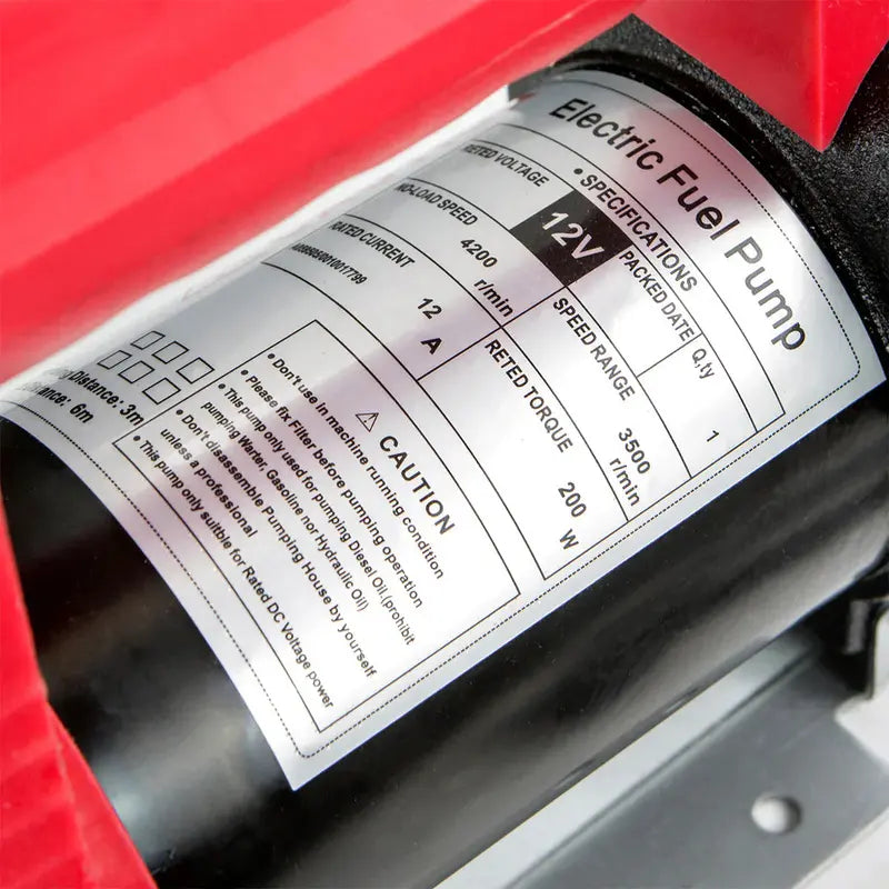 12V Self-Priming Oil &amp; Diesel Fuel Transfer Pump