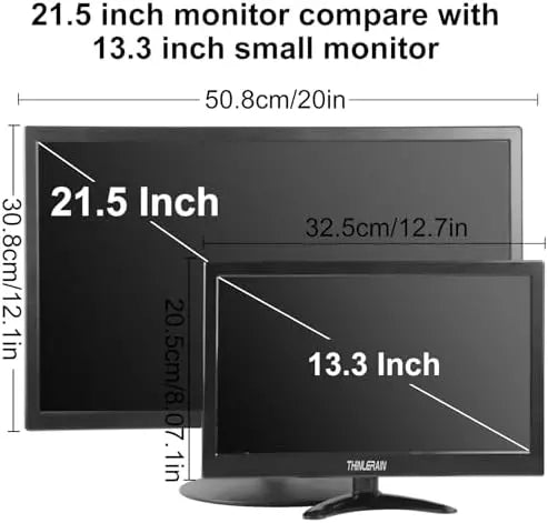 13.3-Inch Mini LED Monitor ¨C 1366×768 Resolution with HDMI/VGA/AV/BNC/USB Inputs &amp; Built-in Speaker
