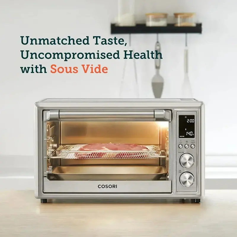 13-in-1 Smart Air Fryer Toaster Oven with App & Voice Control ¨C 32-Quart Convection Countertop Oven