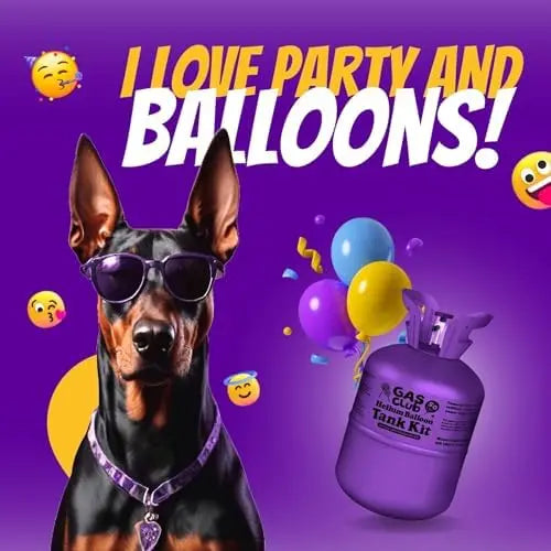 13-Liter Portable Helium Tank ¨C Inflates Up to 50 Latex Balloons for Home Events