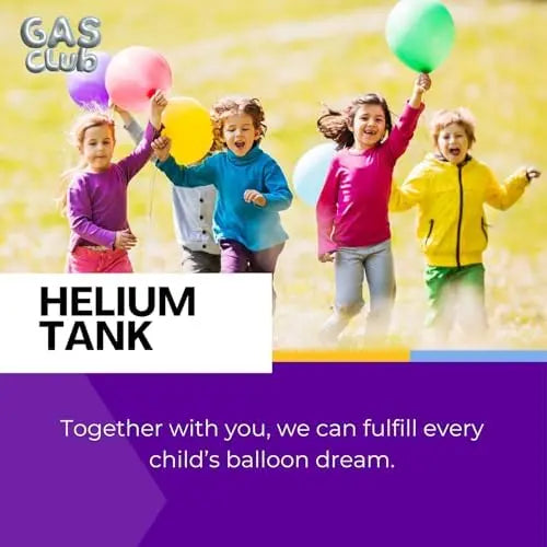 13-Liter Portable Helium Tank ¨C Inflates Up to 50 Latex Balloons for Home Events