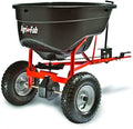 130-Lb Tow-Behind Broadcast Spreader for Lawn Fertilizer and Seed Application