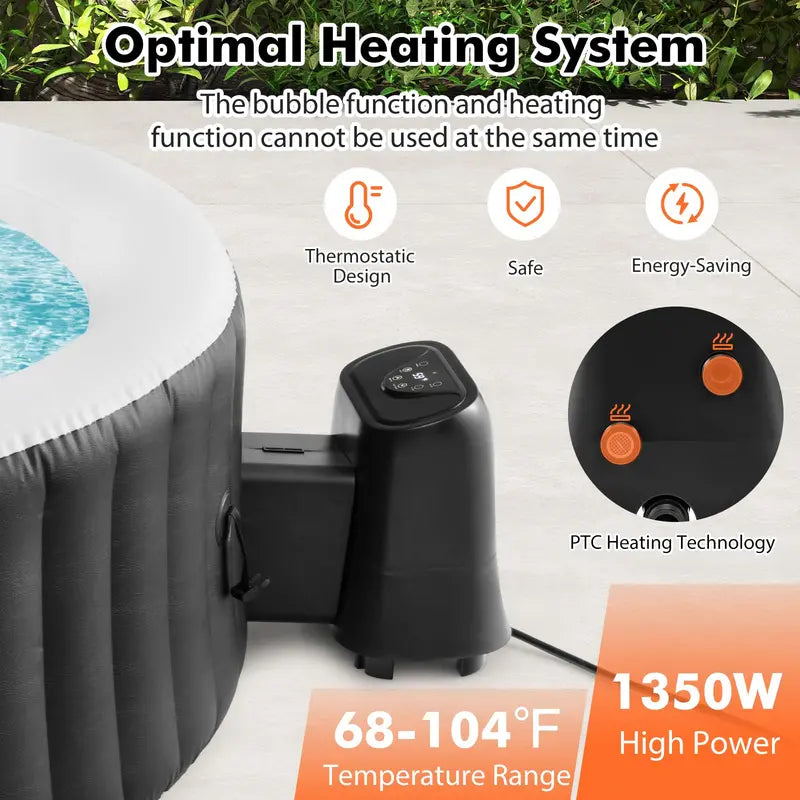 1350W SPA Control Center for Inflatable Hot Tubs ¨C Heating. Filtration &amp; Bubble System