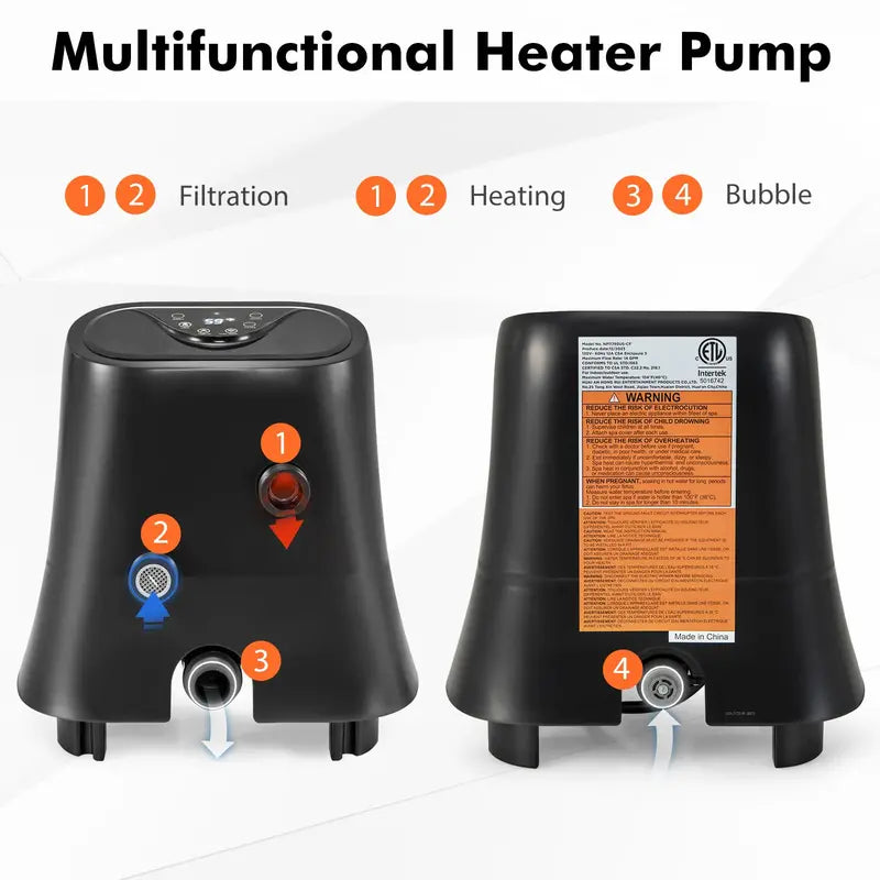 1350W SPA Control Center for Inflatable Hot Tubs ¨C Heating. Filtration &amp; Bubble System