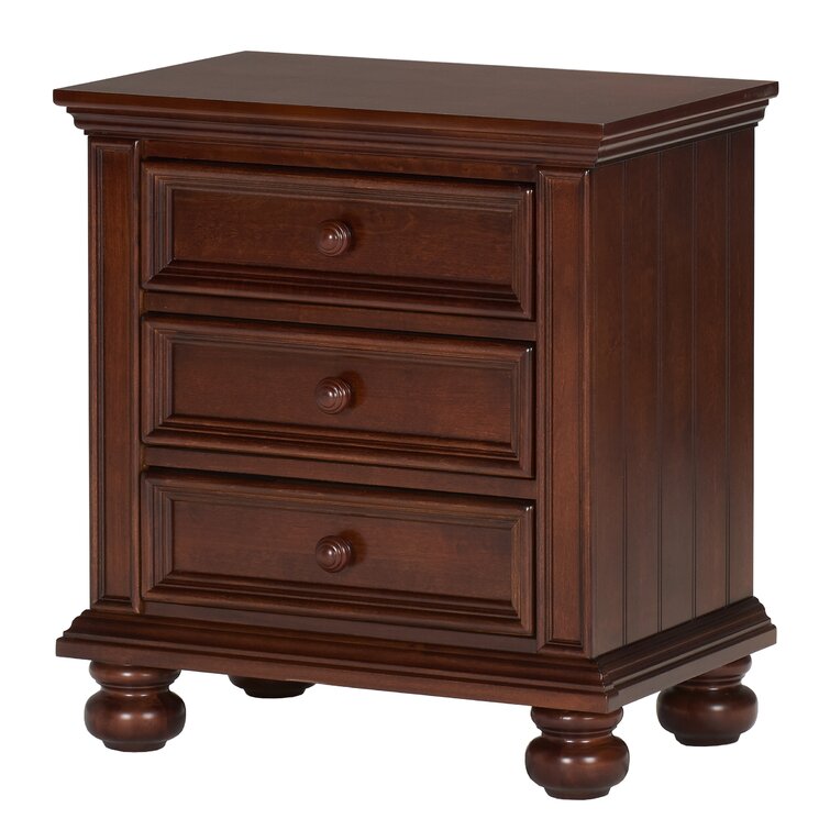 28'' Tall 3 - Drawer Nightstand Set of 2