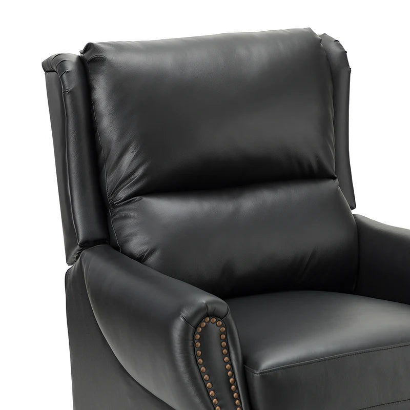 Rosaura 32.68 Wide Genuine Leather Manual Recliner