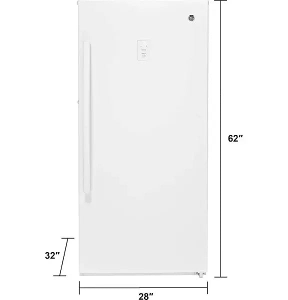 14.1-Cubic-Foot Frost-Free Upright Freezer ¡ª White Finish (Model FUF14DLRWW)