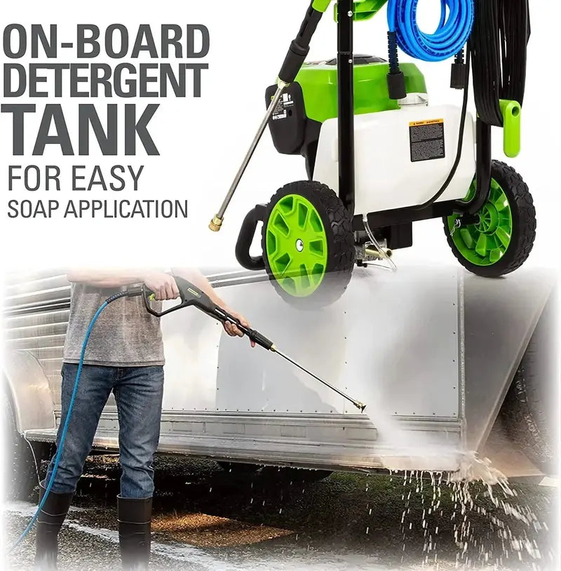 14-Amp Brushless Pressure Washer ¡ª 2300 PSI. 2.3 GPM High-Efficiency Cleaning