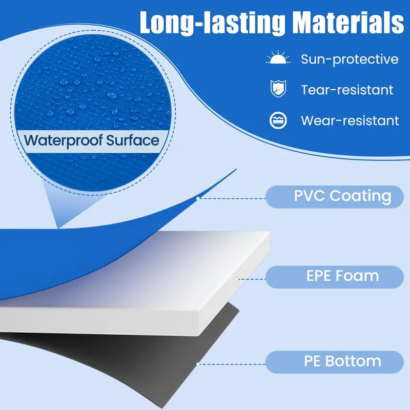14-Foot Universal Round Trampoline Safety Pad ¨C Waterproof Protective Cover