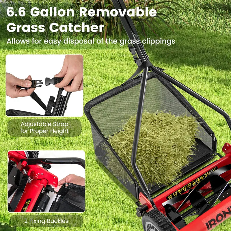 14-Inch Cordless Walk-Behind Grass Trimmer ¨C 5-Blade Precision Cutting System