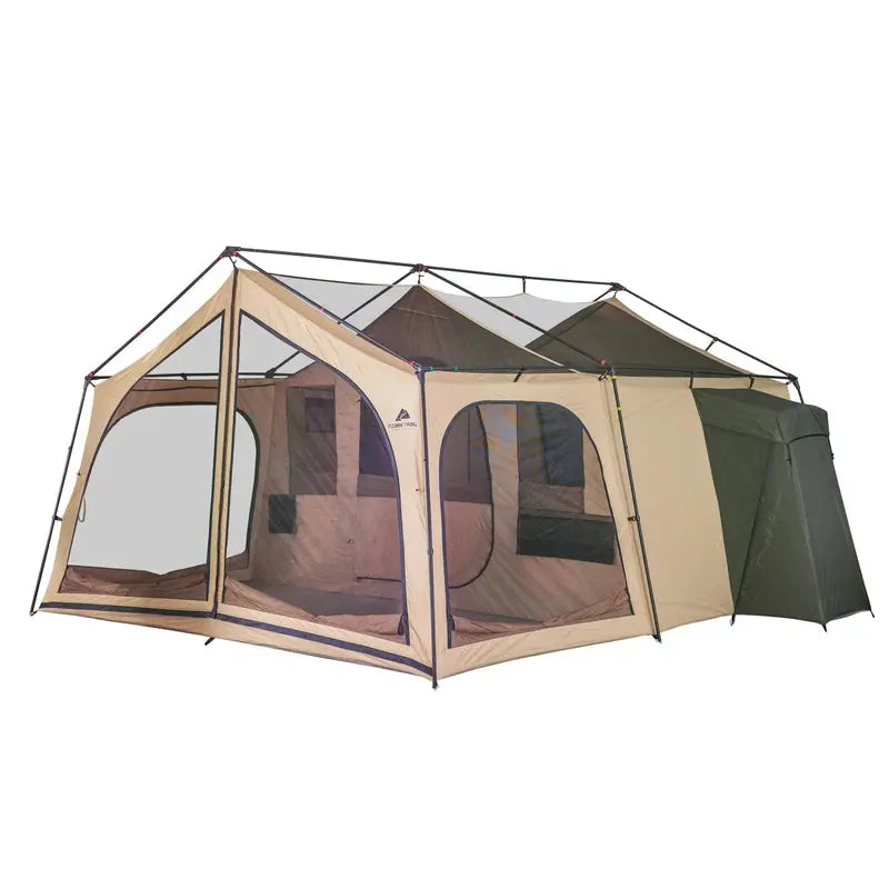 14-Person Family Camping Tent ¨C Spacious Cabin-Style Shelter with Weather-Resistant Canopy and Easy Setup