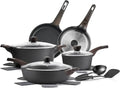 14-Piece Nonstick Cookware Set ¨C PFAS-. PTFE-. PFOA- & PFOS-Free Induction-Compatible Pots and Pans with Frying Pans