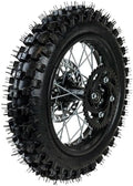 14″ Rear Wheel Assembly for 125cc-160cc Dirt Bikes - 90/100-14 Tire. Brake Rotor &amp; Sprocket