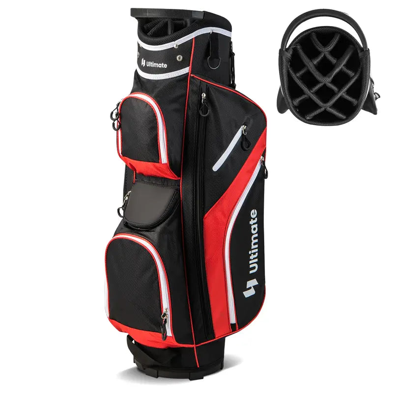 14-Way Divided Golf Cart Bag. Lightweight All-Terrain Carry Bag for Men and Women