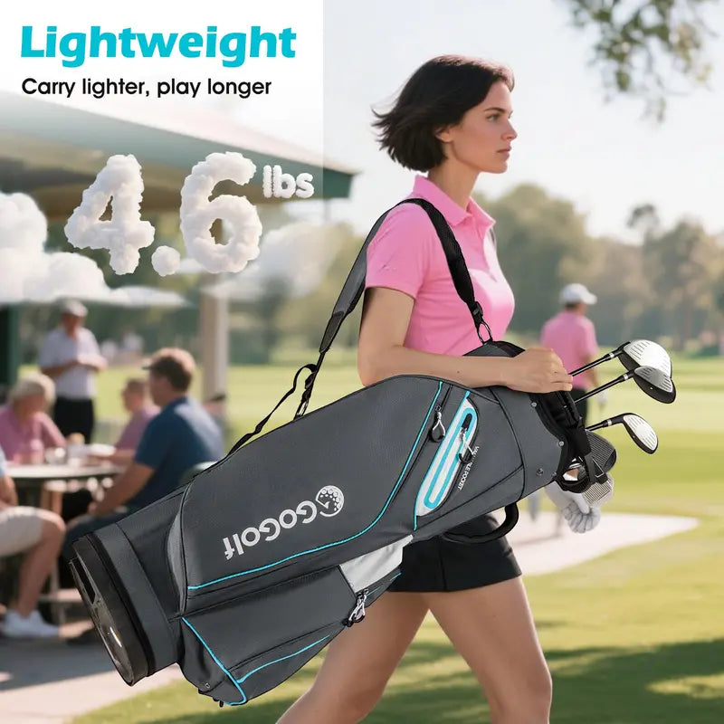 14-Way Divider Portable Golf Bag ¨C Lightweight Carry Solution for Men and Women