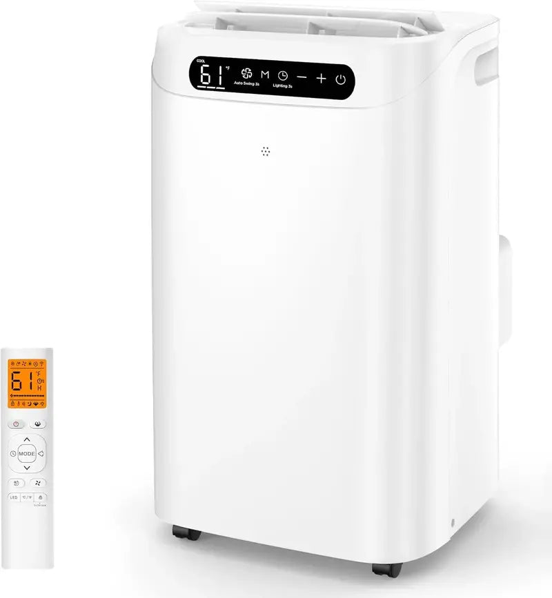 14.000 BTU Portable Air Conditioner ¨C 3-in-1 Cooling Unit with Dehumidifier. Fan. Remote. Window Kit. and 24-Hour Timer