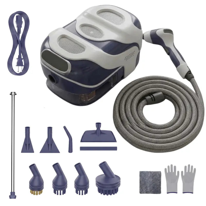1400ML Cordless Steam Cleaner with Interchangeable Nozzles &amp; Accessories