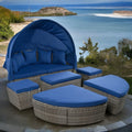 Joscelin 66.1'' Polyethylene (PE) Wicker Outdoor Patio Daybed