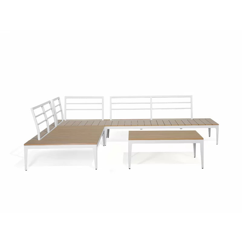Kirch Wicker 5 - Person Garden Lounge Set with Cushions