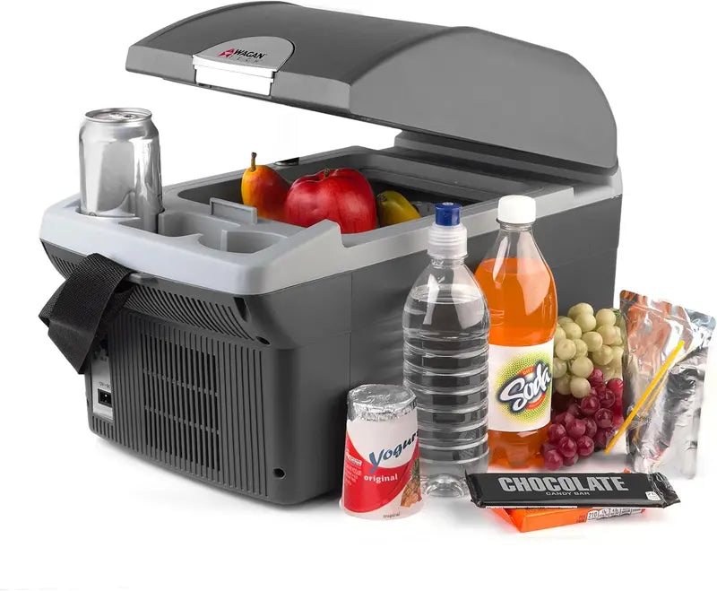 14L Portable Thermoelectric Cooler &amp; Warmer for Car. RV. and Camping ¡ª 12V/24V DC Powered. UL-Certified Compact Fridge