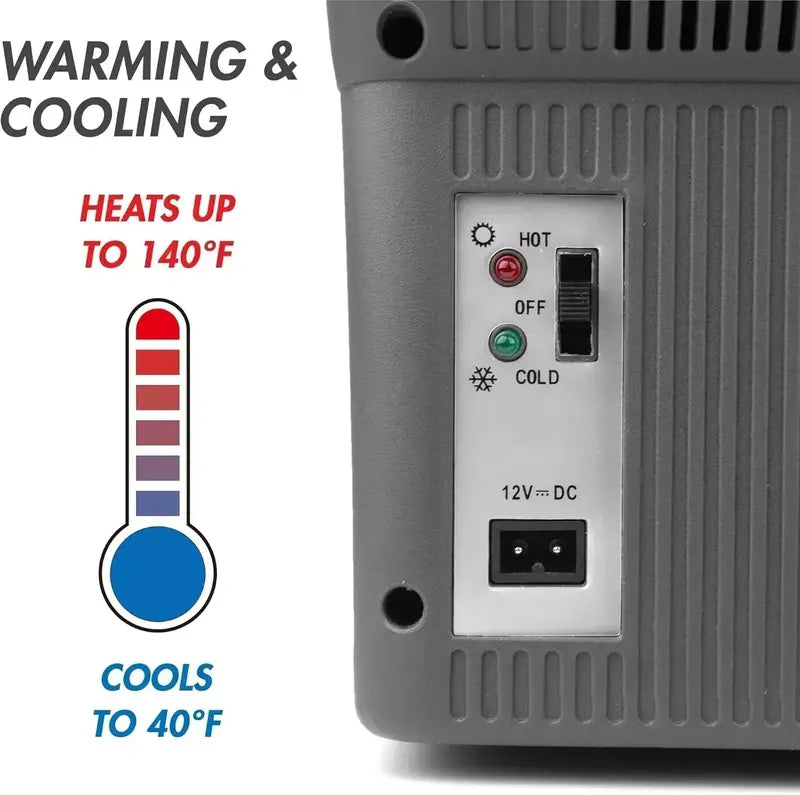 14L Thermoelectric Car Cooler &amp; Warmer ¨C Compact Personal Portable Cooler for Vehicles