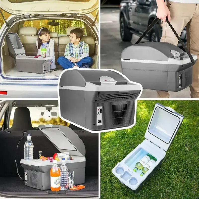 14L Thermoelectric Car Cooler &amp; Warmer ¨C Compact Personal Portable Cooler for Vehicles