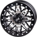 14×7 Machined/Black UTV Rims ¨C 4.0″ + 3.0″ Offset ¨C Precision-Fit for Polaris RZR XP Turbo EPS