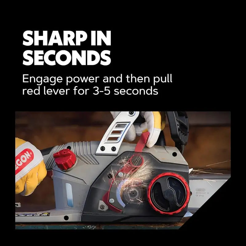 15-Amp Cordless Electric Chainsaw ¨C Auto-Sharpening Brushless Motor for Efficient Cutting