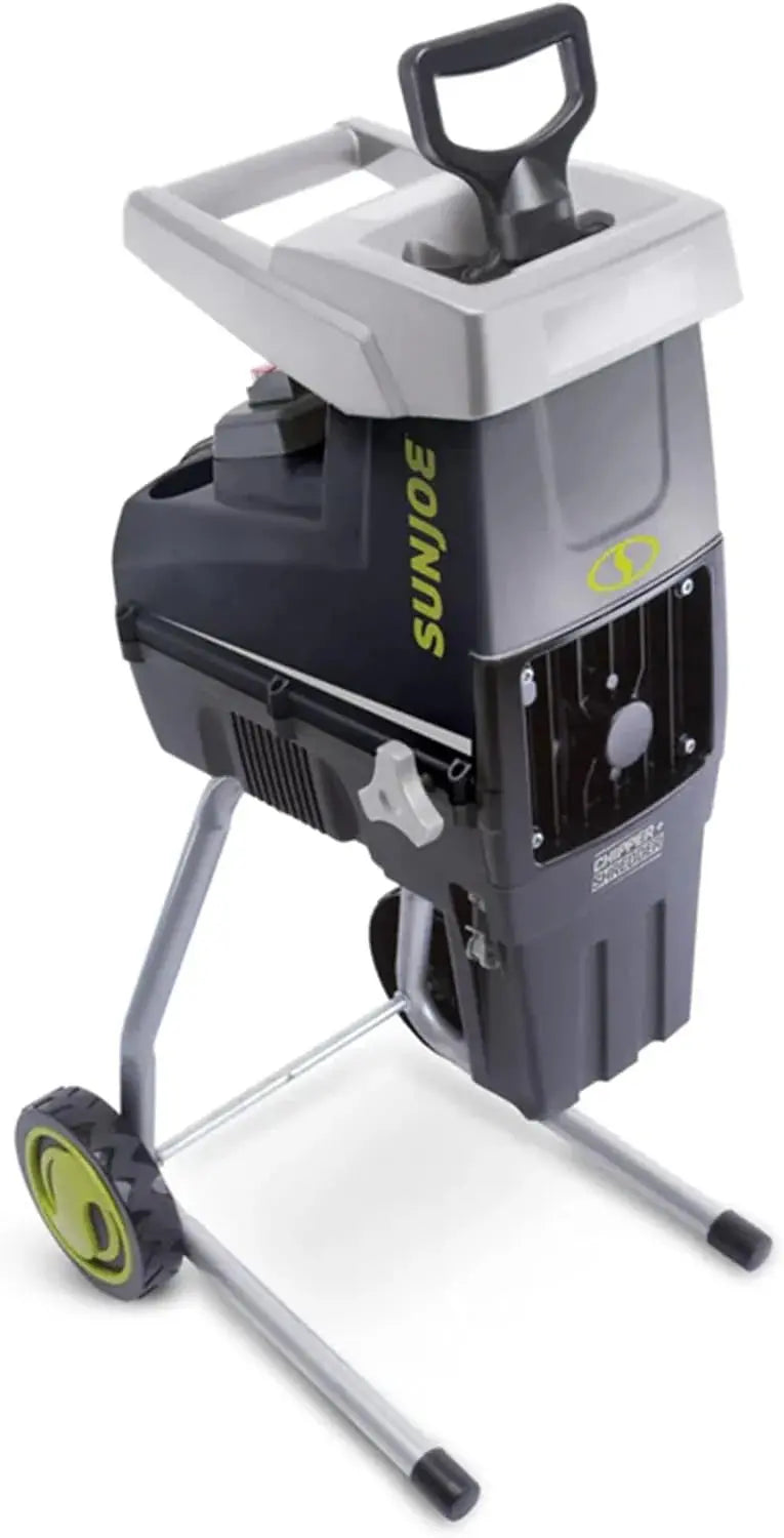 15-Amp Electric Wood Deburrer & Chopper ¨C 1.7¡å Max Cutting Diameter. Safety Hopper. Green Housing