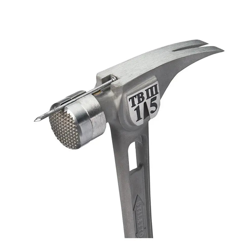 15 oz Ti-Bone III Titanium Hammer with Milled Face and Curved Handle