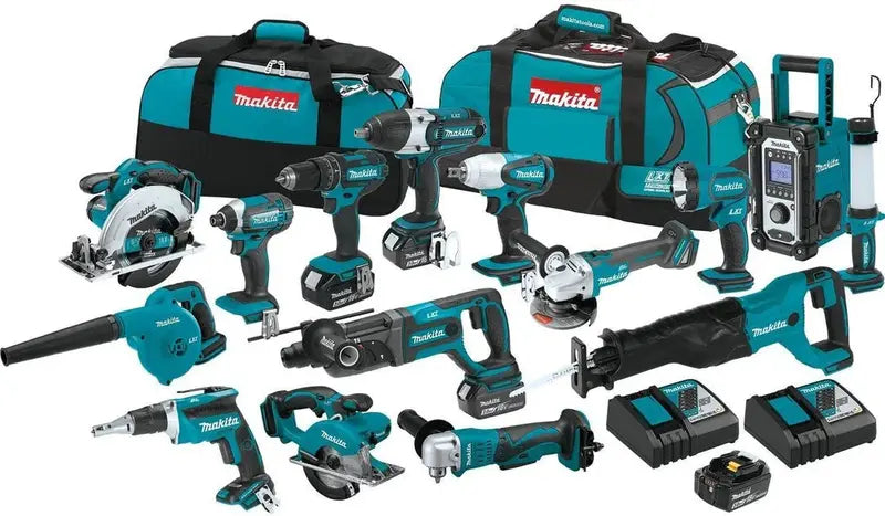 15-Piece Cordless Power Tool Combo Kit ¨C Includes Charger &amp; Carrying Case
