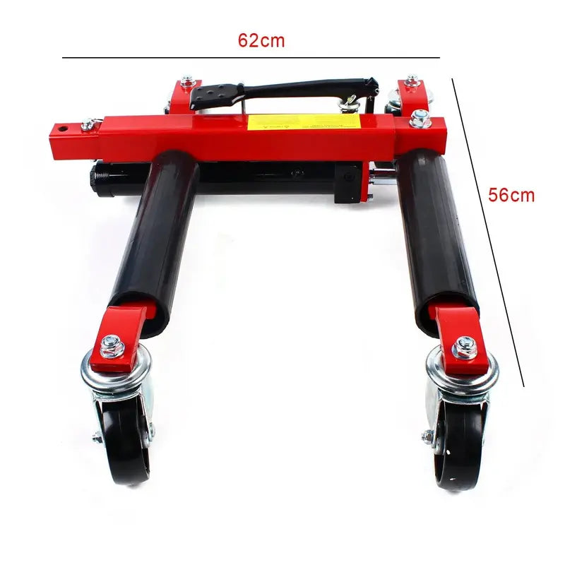 1500-Lb Hydraulic Wheel Dolly Jack ¨C Precision Vehicle Positioning &amp; Moving Hoist for Auto Shops