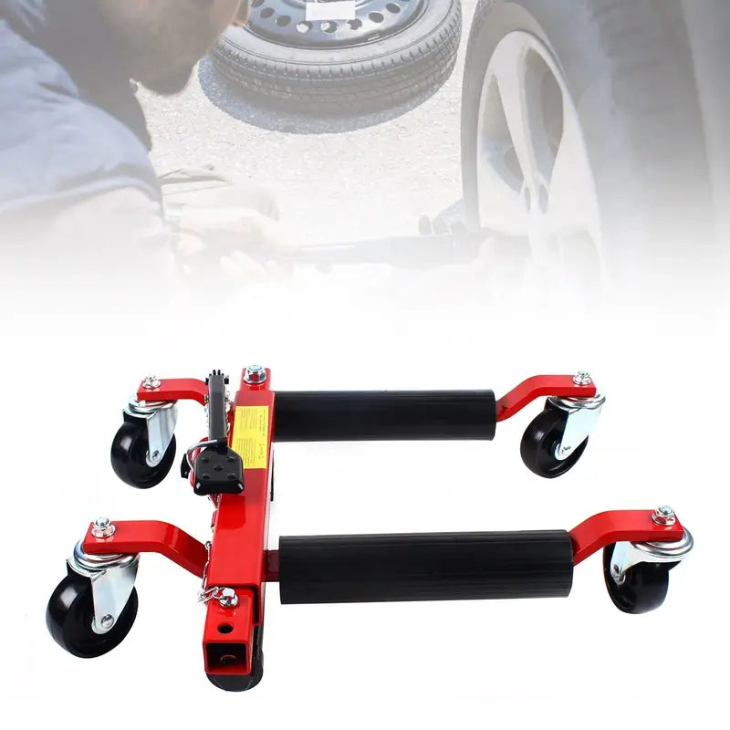 1500-Lb Hydraulic Wheel Dolly Jack ¨C Precision Vehicle Positioning &amp; Moving Hoist for Auto Shops