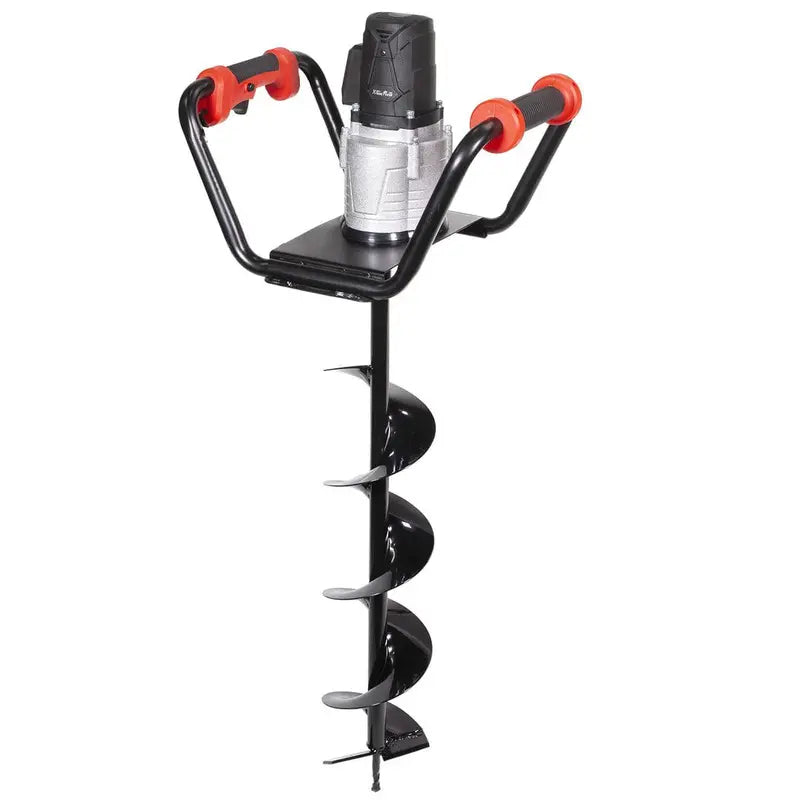 1500W Electric Post Hole Digger with Anti-Vibration Handle and Safety Lock