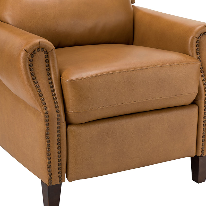 Rosaura 32.68 Wide Genuine Leather Manual Recliner