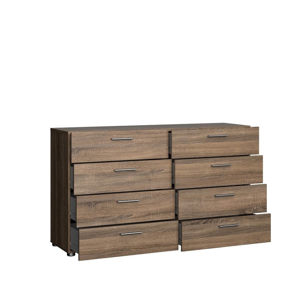 Porch & Den Angus Space-saving 8-Drawer Double Dresser