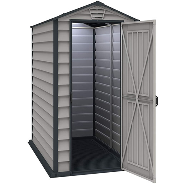 Duramax EverMore 4 x 6 ft Plastic garden storage shed
