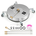 16.5-Inch Pressure Washer Surface Cleaner Attachment for Driveways. Decks &amp; Undercarriage Cleaning