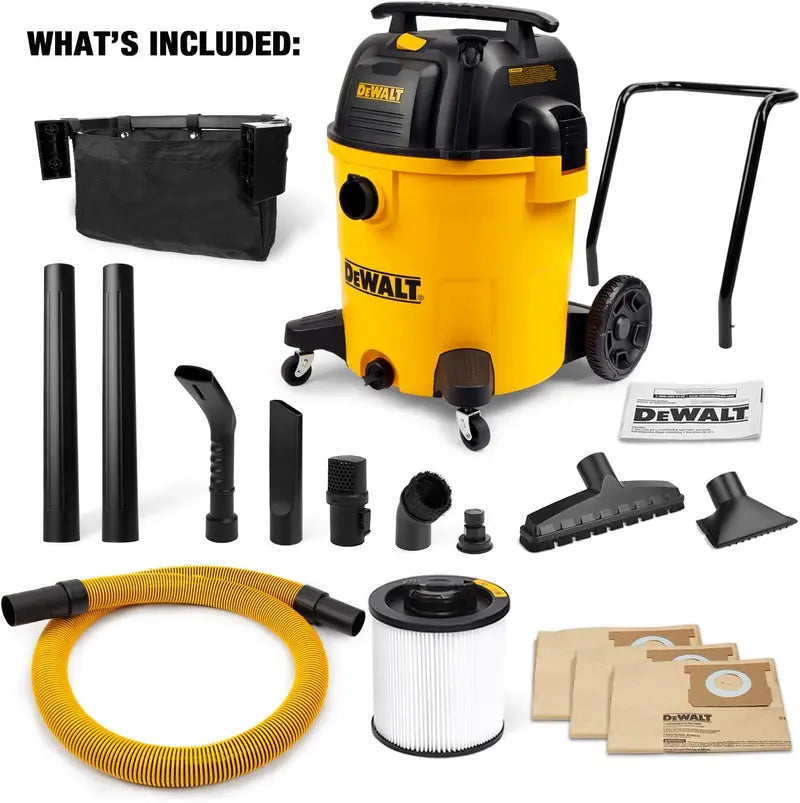16 Gallon Yellow DXV16PA Poly Wet/Dry Vac with Accessories
