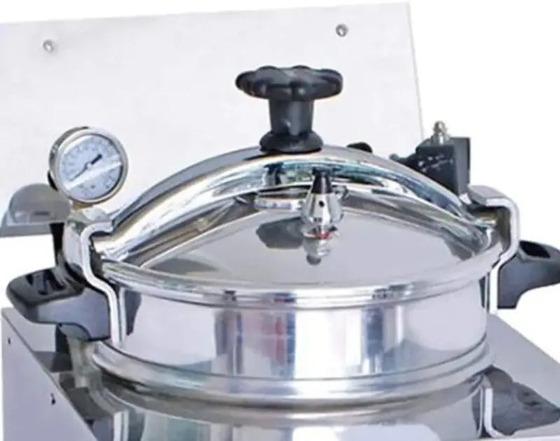 16-Liter Commercial Electric Pressure Fryer ¨C Stainless Steel Countertop Unit for Chicken and Seafood